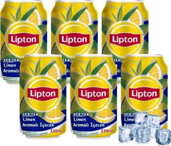 Lipton Ice Tea Limon Soğuk Çay 330 ml x 6 Adet - Image 1