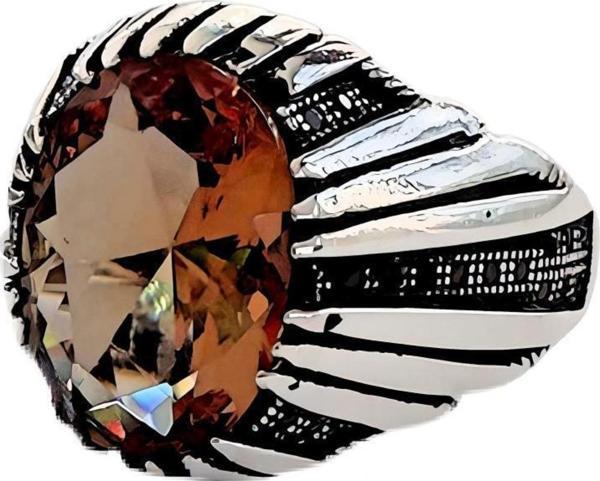 Zultanit ve Zirkon Taşlı Gümüş Yüzük 230048157G14Y - Image 1