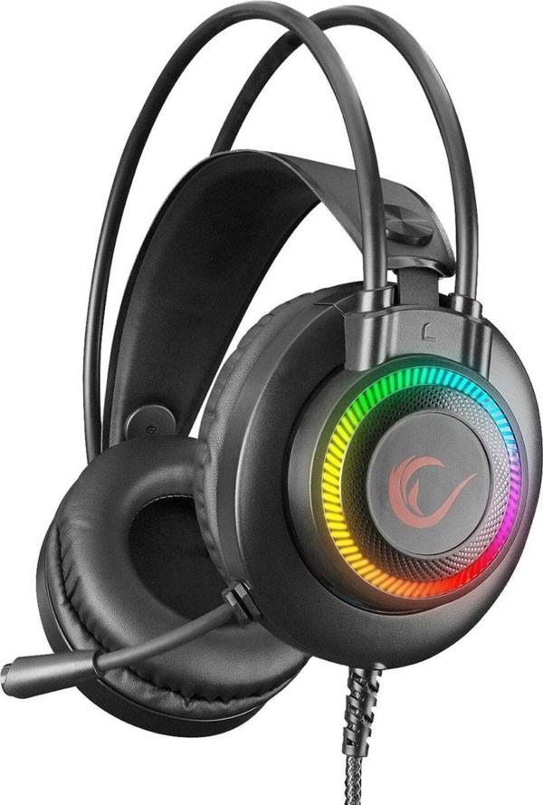 Rampage RM-K27 3.5 MM 7 Renk Ledli Kulak Üstü Oyuncu Kulaklığı - Image 1