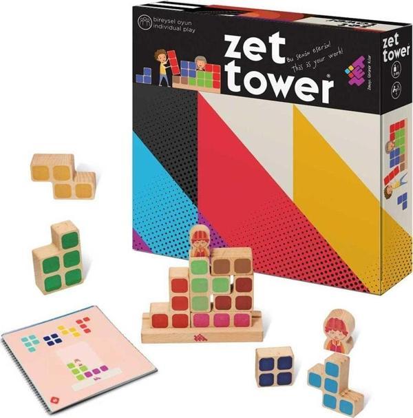 ZET TOWER (Küçük Mühendisler) Zeka ve Akıl Oyunu 3+ Yaş 1+ Oyuncu - Image 1