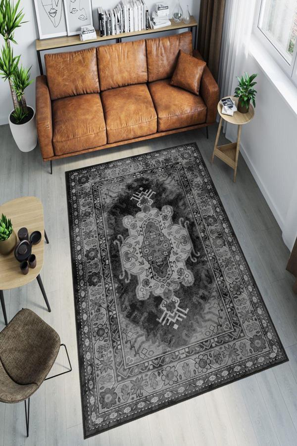 Dekoratif Özel Tasarım Yıkanabilir, İnce, Kaymaz Tabanlı, Modern Halı - Image 1