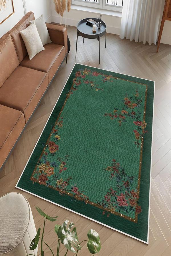 Dekoratif Özel Tasarım Yıkanabilir, İnce, Kaymaz Tabanlı, Modern Halı - Image 1