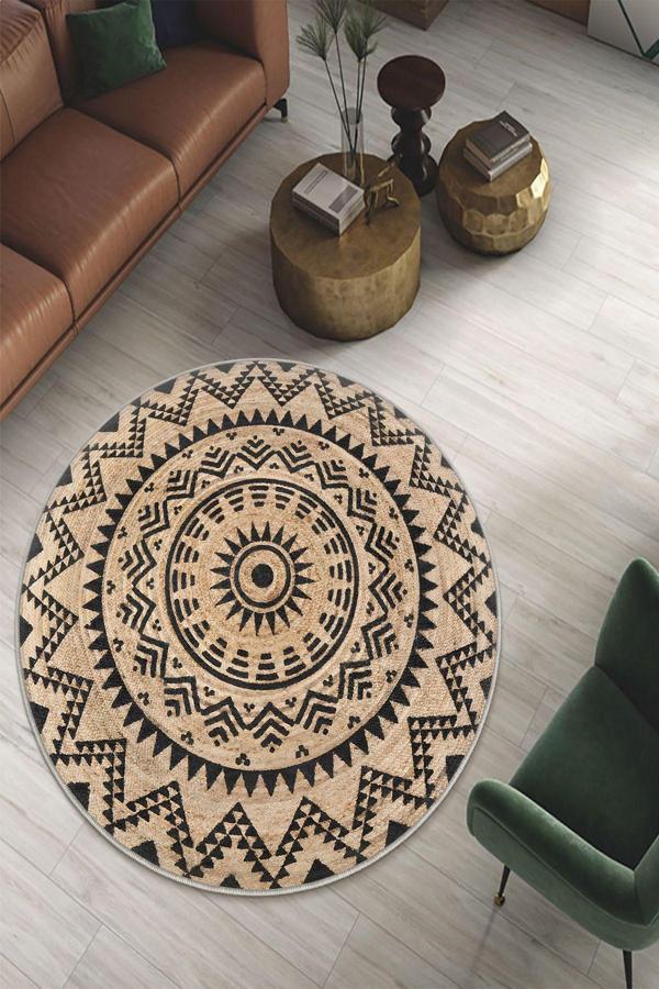 Dekoratif Özel Tasarım Yıkanabilir, İnce, Kaymaz Tabanlı, Modern Halı - Image 1