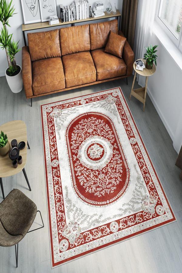 Dekoratif Özel Tasarım Yıkanabilir, İnce, Kaymaz Tabanlı, Modern Halı - Image 1