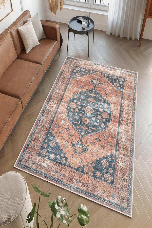 Dekoratif Özel Tasarım Yıkanabilir, İnce, Kaymaz Tabanlı, Modern Halı - Image 1