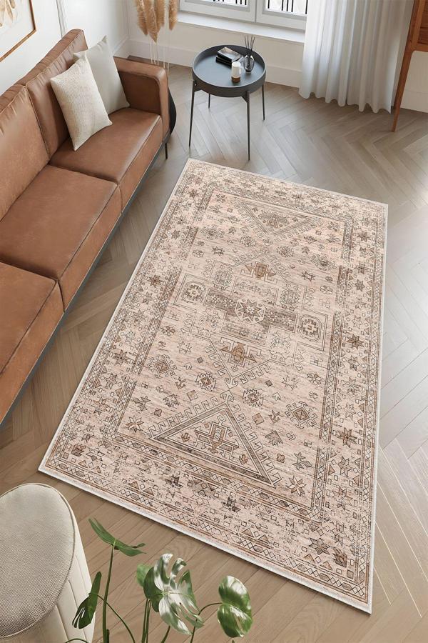 Dekoratif Özel Tasarım Yıkanabilir, İnce, Kaymaz Tabanlı, Modern Halı - Image 1