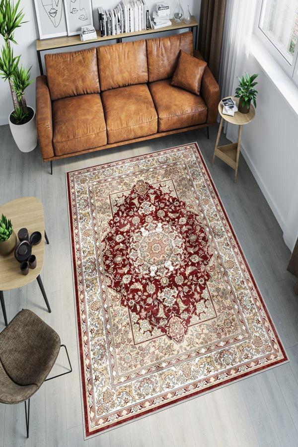 Dekoratif Özel Tasarım Yıkanabilir, İnce, Kaymaz Tabanlı, Modern Halı - Image 1