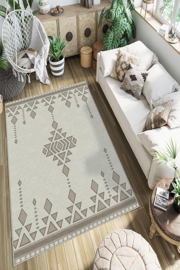 Dekoratif Özel Tasarım Yıkanabilir, İnce, Kaymaz Tabanlı, Modern Halı - Image 1