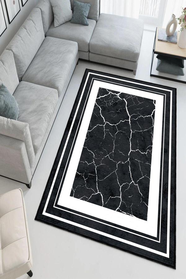 Dekoratif Özel Tasarım Yıkanabilir, İnce, Kaymaz Tabanlı, Modern Halı - Image 1