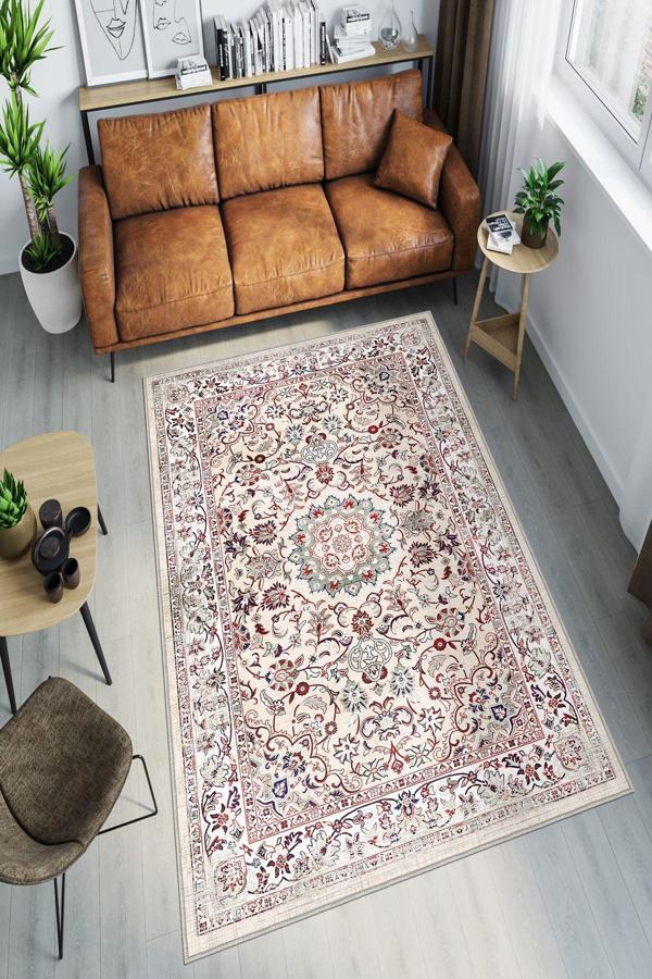Dekoratif Özel Tasarım Yıkanabilir, İnce, Kaymaz Tabanlı, Modern Halı - Image 1