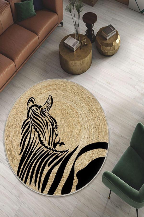 Dekoratif Özel Tasarım Yıkanabilir, İnce, Kaymaz Tabanlı, Modern Halı - Image 1