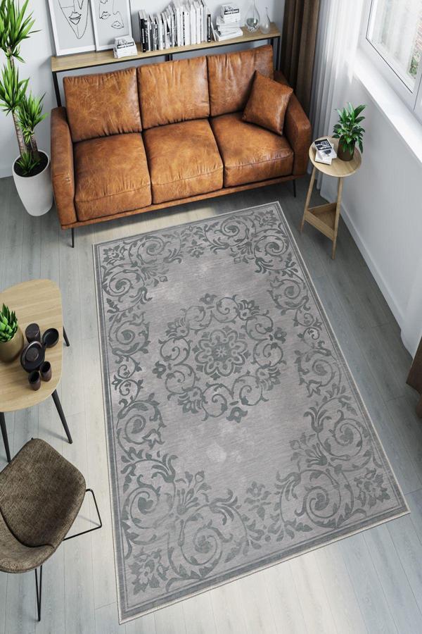 Dekoratif Özel Tasarım Yıkanabilir, İnce, Kaymaz Tabanlı, Modern Halı - Image 1