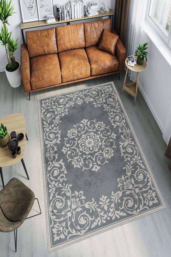 Dekoratif Özel Tasarım Yıkanabilir, İnce, Kaymaz Tabanlı, Modern Halı - Image 1