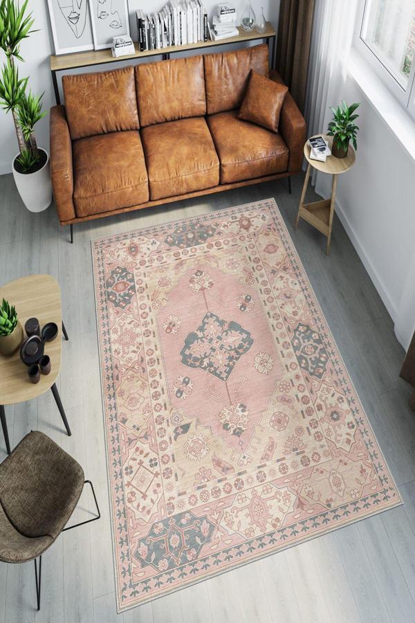 Dekoratif Özel Tasarım Yıkanabilir, İnce, Kaymaz Tabanlı, Modern Halı - Image 1