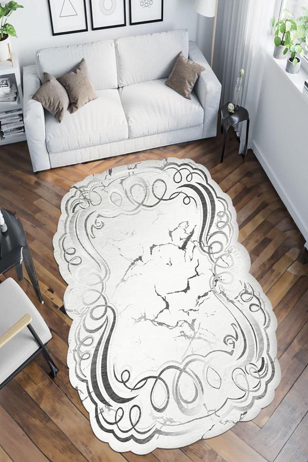 Dekoratif Özel Tasarım Yıkanabilir, İnce, Kaymaz Tabanlı, Modern Halı - Image 1