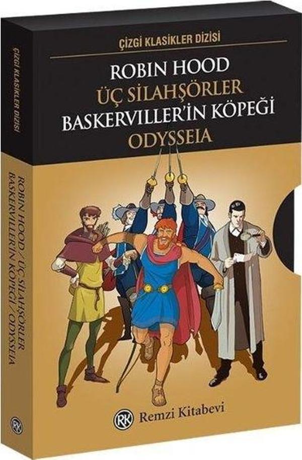 Çizgi Klasikler Dizisi Seti - 4 Kitap Takım - Kutulu - Remzi Kitabevi - Image 1