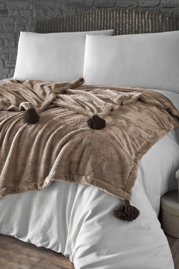 Denizli Concept Puffy Wellsoft Battaniye 200x220 Deve Tüyü - Image 1