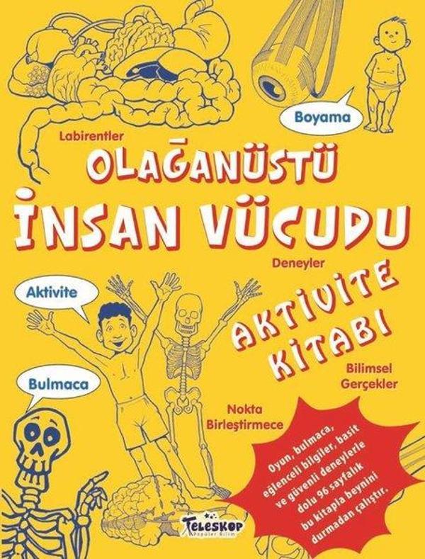 Olağanüstü İnsan Vücudu - Aktivite Kitabı - Teleskop Popüler Bilim - Image 1