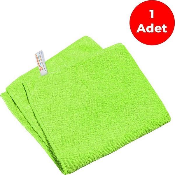 Mulpex Mikrofiber Genel Temizlik Bezi Yeşil 40X40 cm. - 5 Adet - Image 1