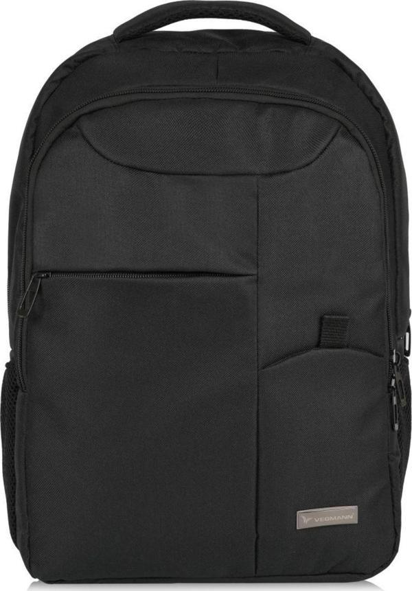Vegmann 15,6 Inç Dizüstü Bilgisayar Uyumlu Siyah Laptop Çantası Sırt Çantası - Image 1