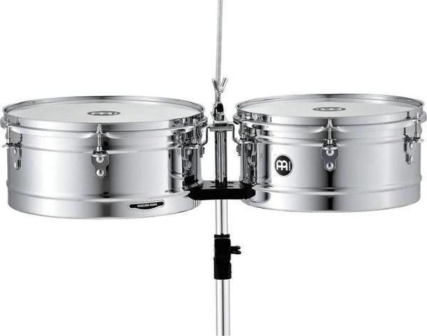 Meinl HT1314CH 13"-14" Timbales Set (Krom) - Image 1