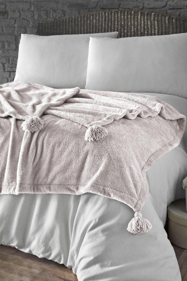Denizli Concept Puffy Wellsoft Battaniye 200x220 Vizon - Image 1