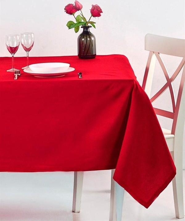 Denizli Concept Roma Masa Örtüsü Kırmızı 170x250 Cm - Image 1