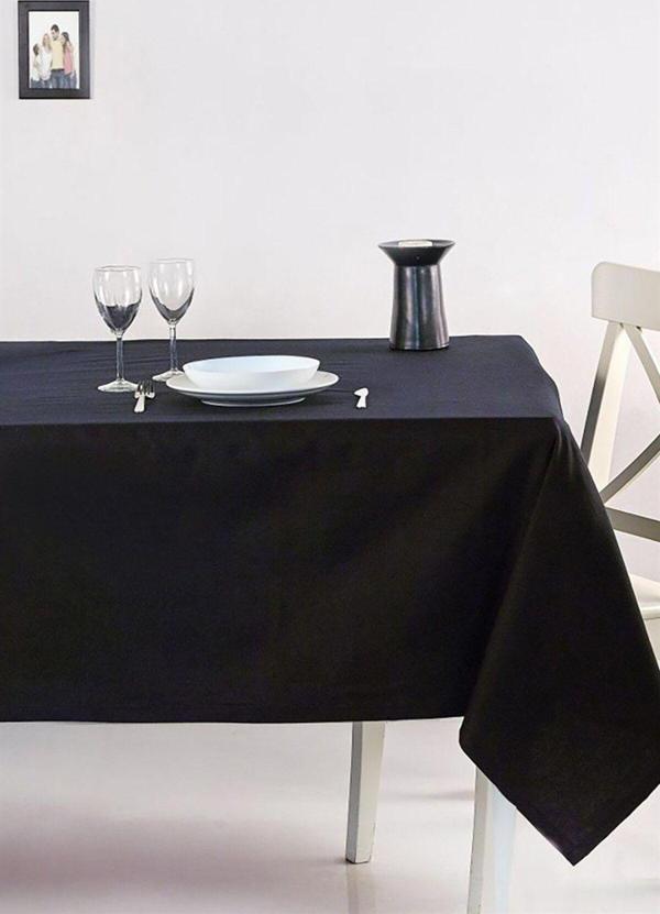 Denizli Concept Roma Masa Örtüsü Siyah 170x220 Cm - Image 1