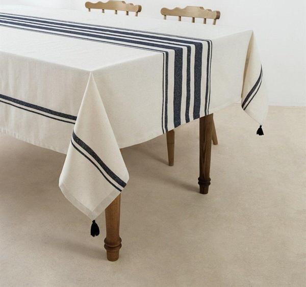 Denizli Concept Tereza Lacivert Masa Örtüsü - Image 1