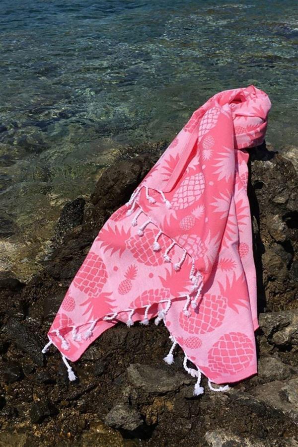 Denizli Concept Ananas Peştamal Pembe - Image 1