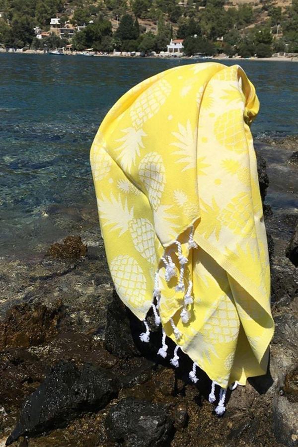 Denizli Concept Ananas Peştamal Sarı - Image 1