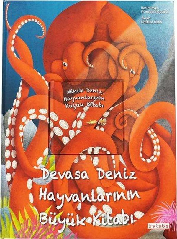 Devasa Deniz Hayvanlarının Büyük Kitabı - Minik Deniz Hayvanlarının Küçük Kitabı-2 Kitap Bir Arada - Ketebe - Image 1