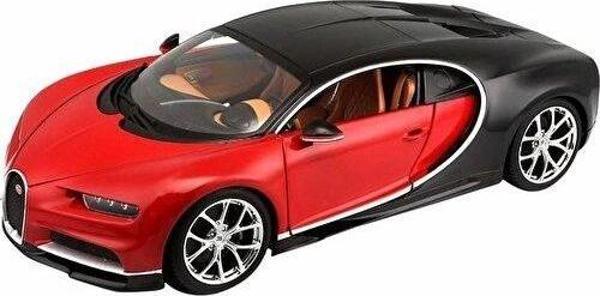 Bburago 1:18 Bugatti Chiron Kırmızı Model Araba - Image 1