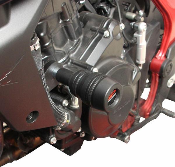 GP Kompozit Honda CB750 Hornet 2023-2024 Uyumlu Motor Koruma Takozu Siyah - Image 1