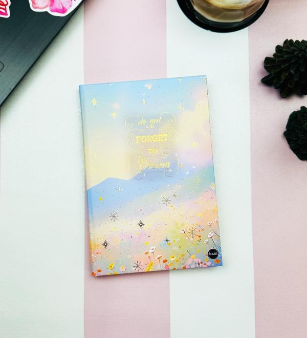 Do Not Forget To Dream Tasarımlı Lastikli Defter - Image 1