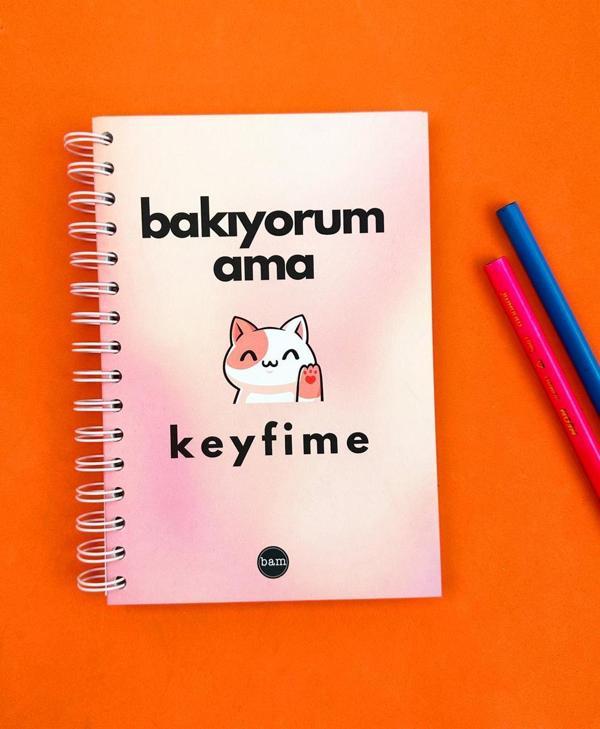 Bakıyorum Ama Keyfime 21x14Cm A5 Sketch Book - Eskiz Defteri - 270 Gr - 36 Yaprak - Image 1