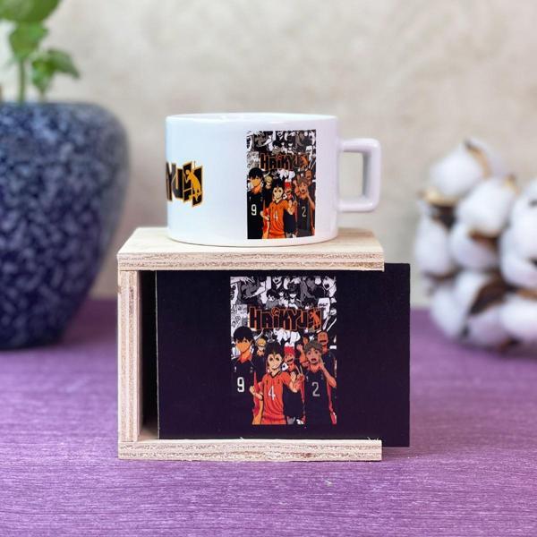 Haikyuu Tasarımlı Kutulu Kupa - Image 1