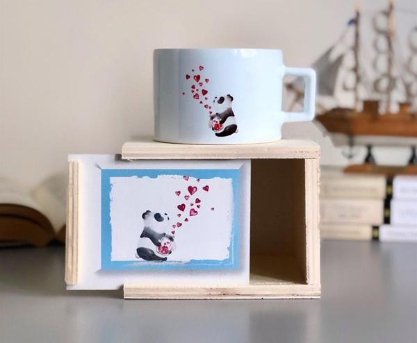 Panda Tasarımlı Kutulu Kupa - Image 1
