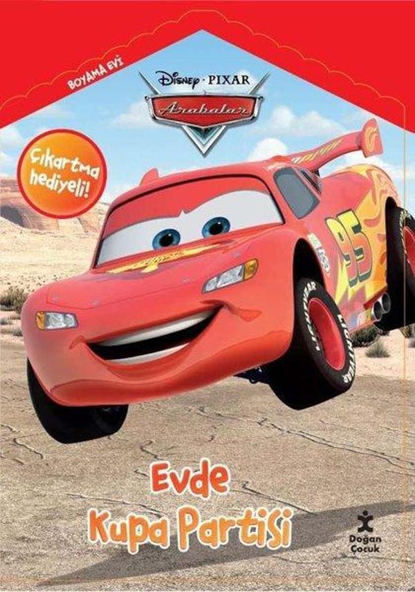 Disney Pixar Arabalar - Evde Kupa Partisi - Boyama Evi - Doğan Çocuk - Image 1