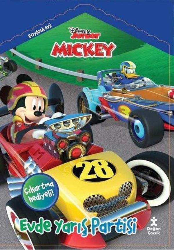 Disney Junior Mickey - Evde Yarış Partisi - Boyama Evi - Doğan Çocuk - Image 1