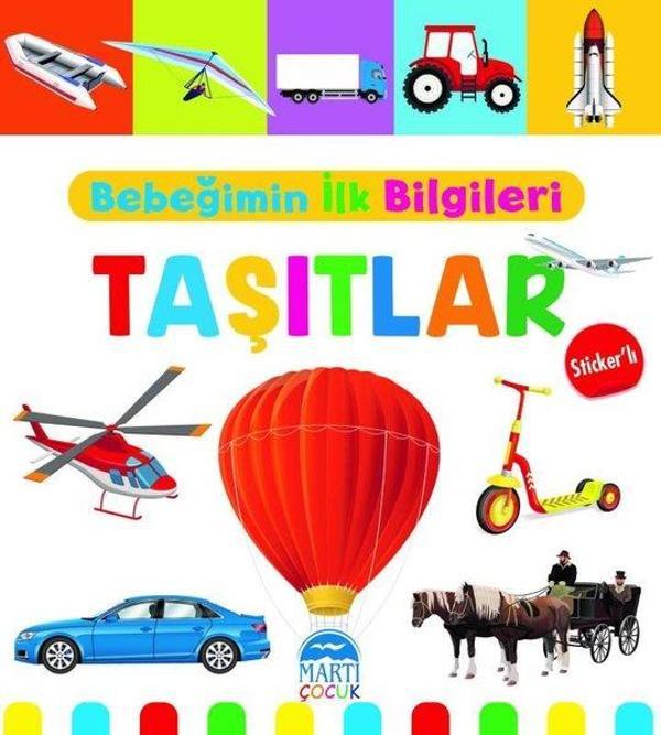 Bebeğimin İlk Bilgileri - Taşıtlar-Sticker'lı - Martı Yayınları Yayınevi - Image 1