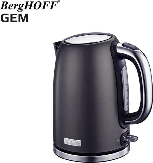 Berghoff Gem Tıtan 1.7 Litre Parlak Füme Su Isıtıcısı - Image 1