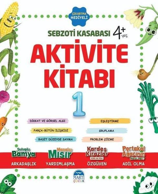 Aktivite Kitabı 1 - Sebzoti Kasabası - Martı Yayınları Yayınevi - Image 1