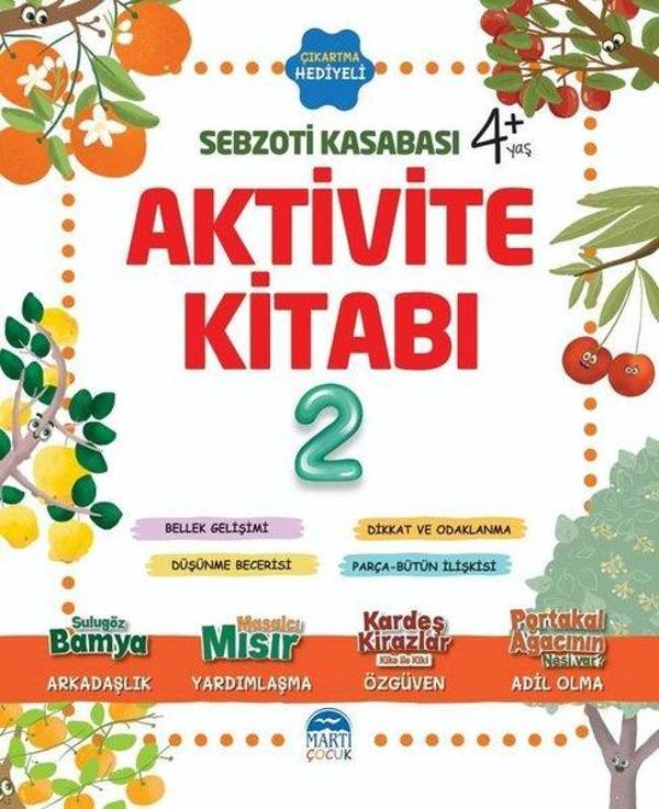 Aktivite Kitabı 2 - Sebzoti Kasabası - Martı Yayınları Yayınevi - Image 1