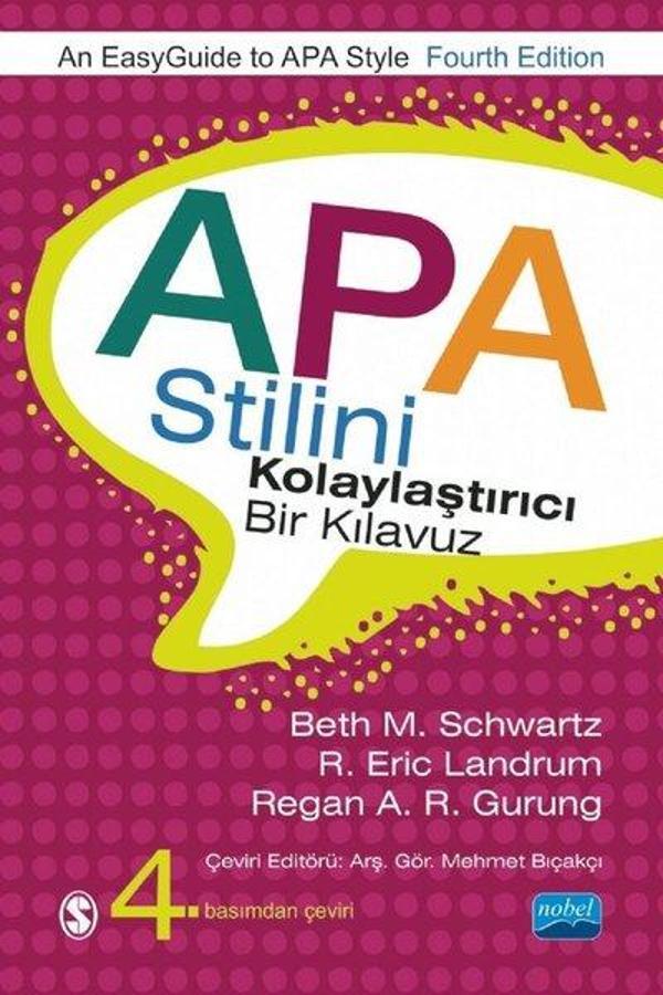 APA Stilini Kolaylaştırıcı Bir Kılavuz - Nobel Akademik Yayıncılık - Image 1