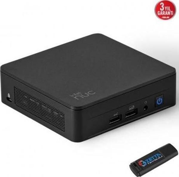 Asus NUC13 Pro Slim Kit Intel Core Vpro® 1350P 32GB 512GB SSD Windows 11 Pro Wifi/bluetooth/thunderbolt Mini Bilgisayar NUC13L3KV5P10 + Zetta Flash Bellek - Image 1