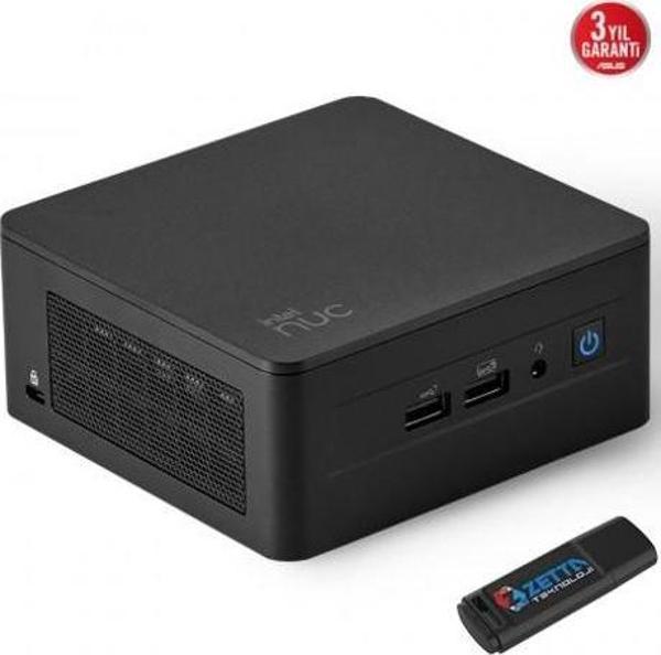Asus NUC13 Pro Tall Kit Intel Core Vpro® 1350P 8gb 512GB SSD Windows 11 Pro Wifi/bluetooth/thunderbolt Mini Bilgisayar NUC13L3HVP02 + Zetta Flash Bellek - Image 1