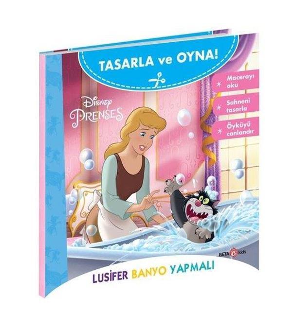 Disney Prenses - Tasarla ve Oyna! Lusifer Banyo Yapmalı - Beta Kids - Image 1