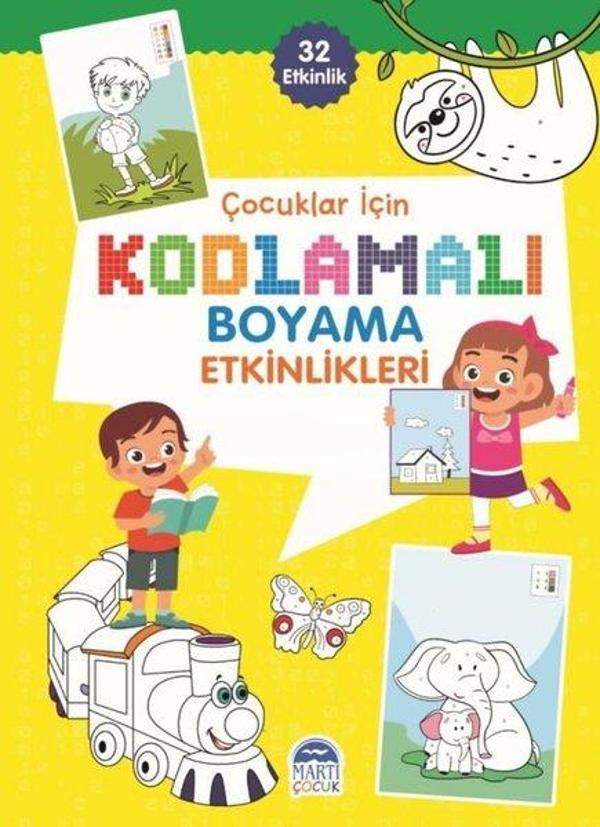 Çocuklar için Kodlama Etkinlikleri - Sarı - 32 Etkinlik - Martı Yayınları Yayınevi - Image 1