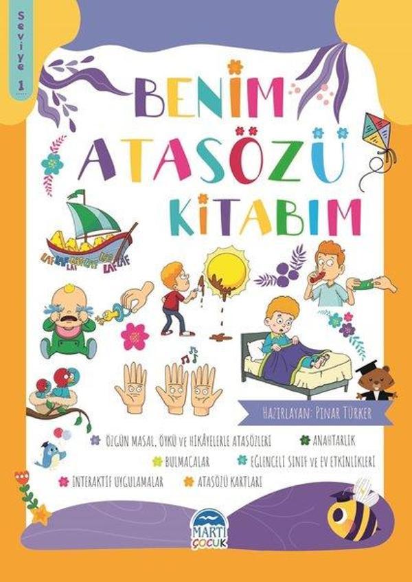 Benim Atasözü Kitabım 1 - Seviye 1 - Martı Yayınları Yayınevi - Image 1